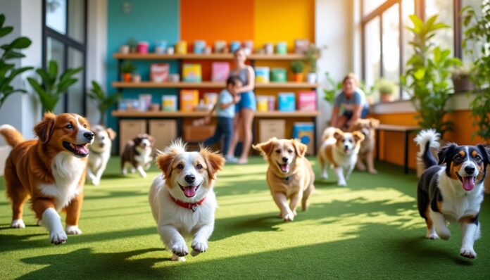 Les tendances émergentes : quand les garderies et la nourriture bio révolutionnent le quotidien des chiens aux États-Unis découvrez comment les garderies et la nourriture bio transforment la vie des chiens aux états-unis. explorez les dernières tendances émergentes qui révolutionnent le bien-être canin et améliorent leur quotidien.