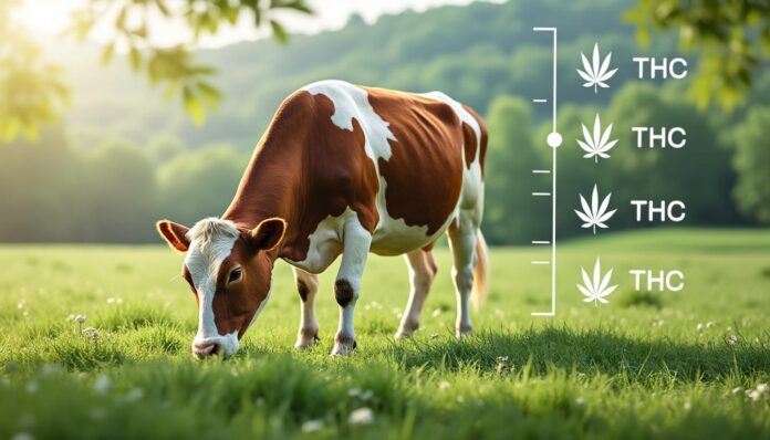 Disparition du THC chez les vaches après un sevrage d’aliments à base de chanvre étude sur la disparition du thc chez les vaches suite à un sevrage d'aliments contenant du chanvre, analysant le délai nécessaire pour éliminer la substance de leur organisme.